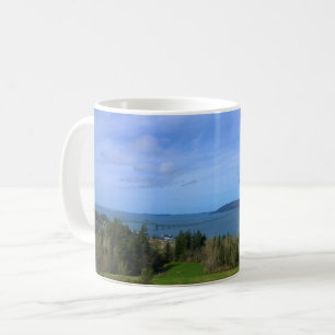 Vyer från Astoria Column, Oregon Kaffemugg