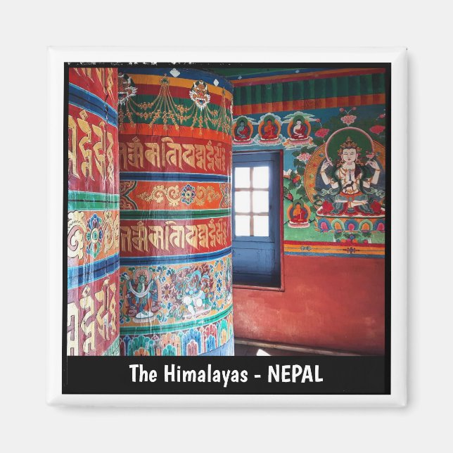 Vyer över vardagen, Prayer Hjul - Nepal Magnet (Framsidan)