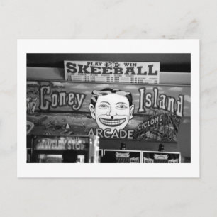 vykort "50c Skeeball" (Coney Island, NY)