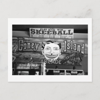 vykort "50c Skeeball" (Coney Island, NY)