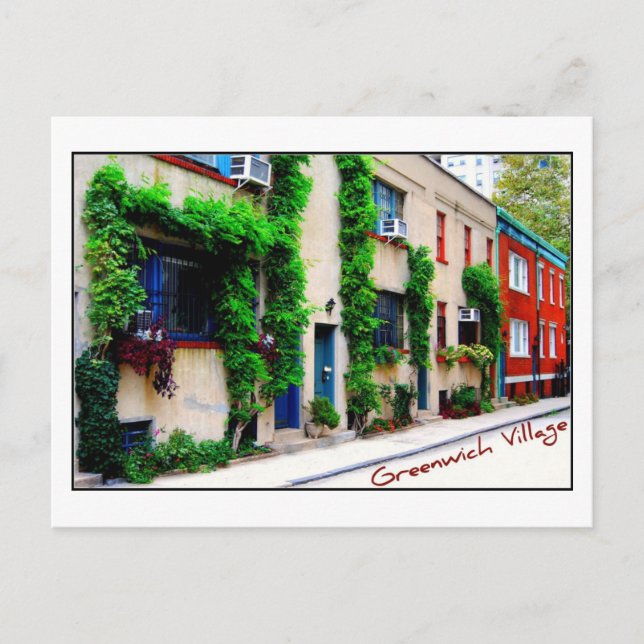 vykort 5 - Greenwich Village, NYC (Framsida)