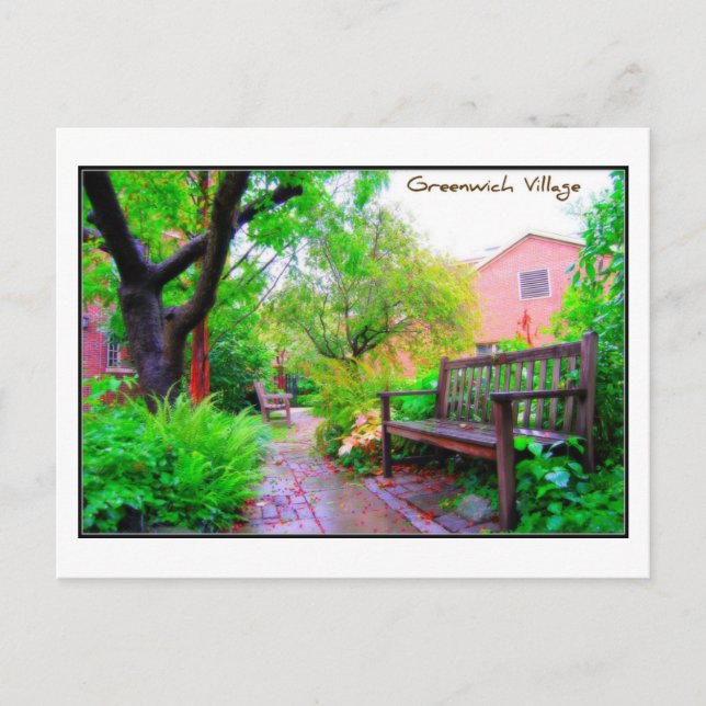 vykort 8 - Greenwich Village, NYC (Framsida)