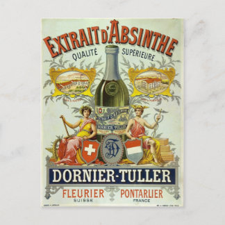 vykort Absinthe Dornier-Tuller