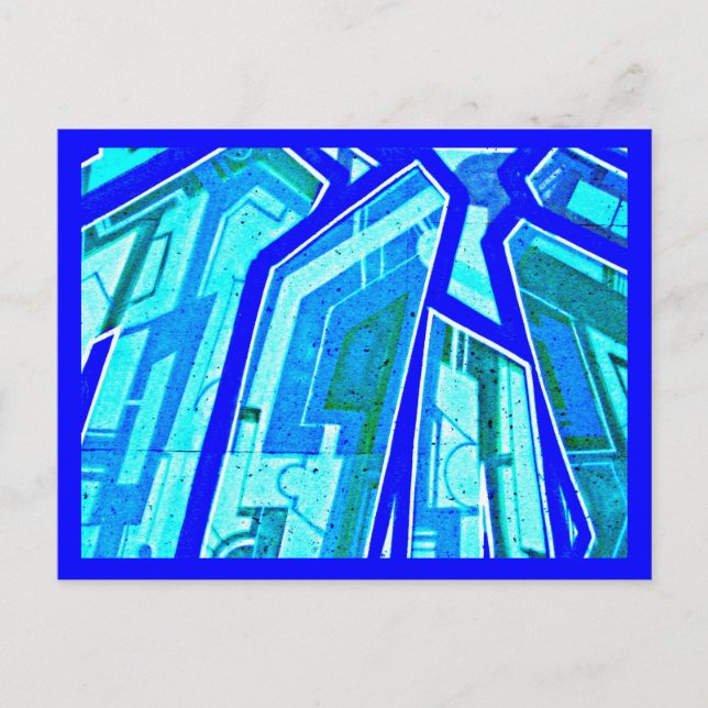 vykort-Abstrakt/Misc-Graffiti Gallery 24 Vykort (Framsida)