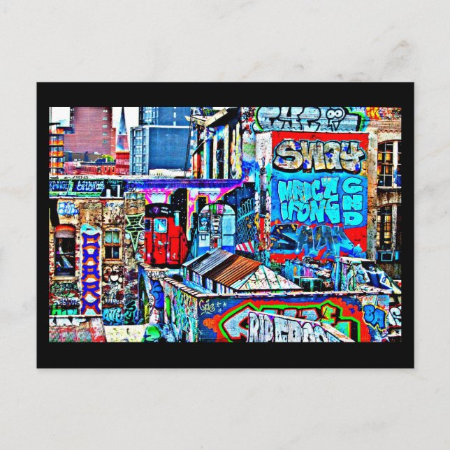 vykort/Abstrakt/Misc-Graffiti Gallery 6 Vykort (Framsida)