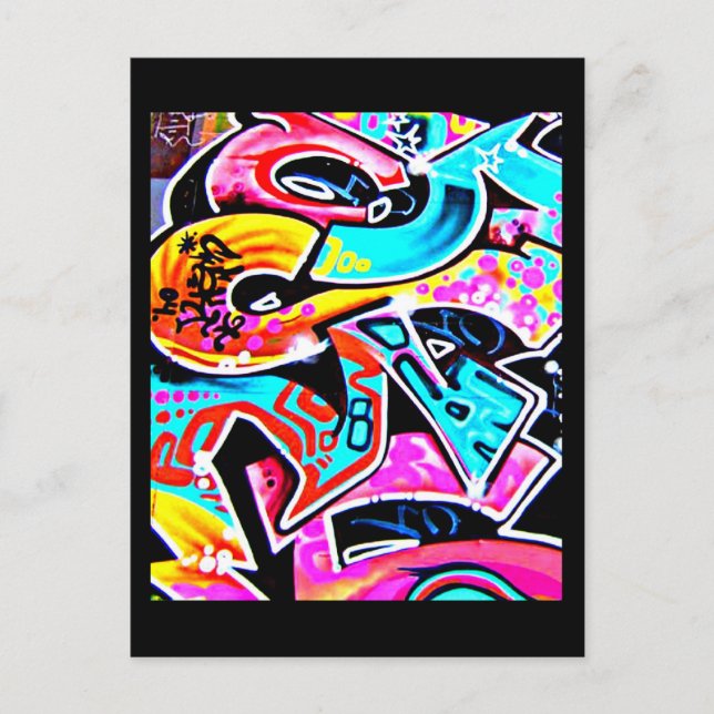 vykort/Abstrakt/Misc-Graffiti Gallery 7 Vykort (Framsida)