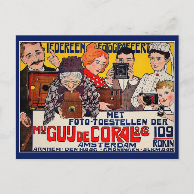 vykort: Affiche Advertising - Cameras Vykort (Framsida)