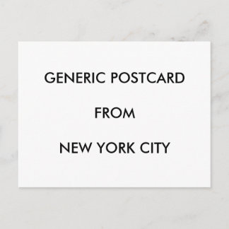 Vykort - allmänt NYC-kort