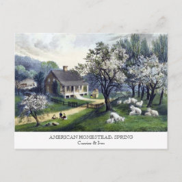 vykort - AMERICAN HOMESTEAD: Vår