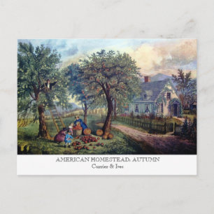 Vykort - AMERIKANHEMMAN: Höst