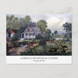 Vykort - AMERIKANHEMMAN: Sommar