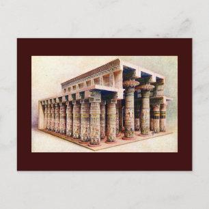 vykort - Ancient Egyptian Temple