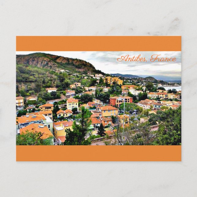 vykort Antibes, Frankrike (Framsida)