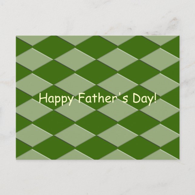 vykort - Argyle Hälsning (Framsida)