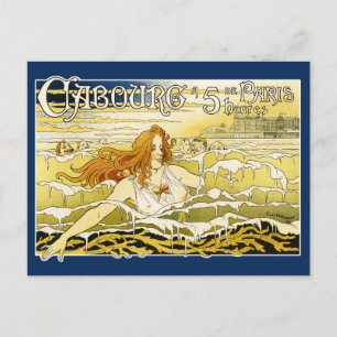 vykort: Art nouveau - Casino de Cabourg Vykort