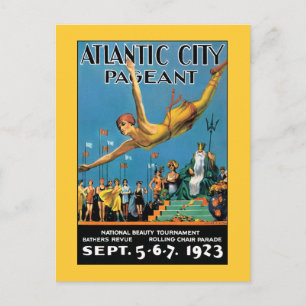 vykort: Atlantic City Beauty Skönhetstävling Vykort