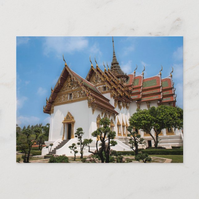 Vykort av ett naturskönt tempel i Thailand (Framsida)
