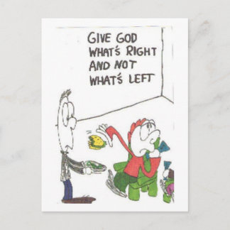 Vykort av fuinny kyrkligt ord som animeras