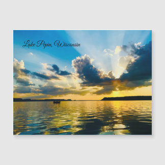 Vykort av Lake Pepin, Wisconsin