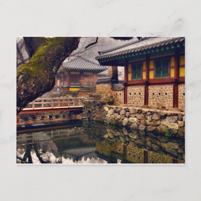 vykort av Songgwangsa, Sydkorea (Framsida)