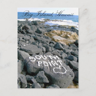 Vykort av Southpoint, stor ö, Hawaii