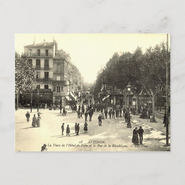 vykort, Avignon Vykort (Framsida)