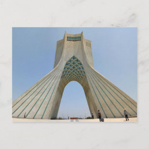 vykort Azadi Torn (of Freedom), Teheran Iran