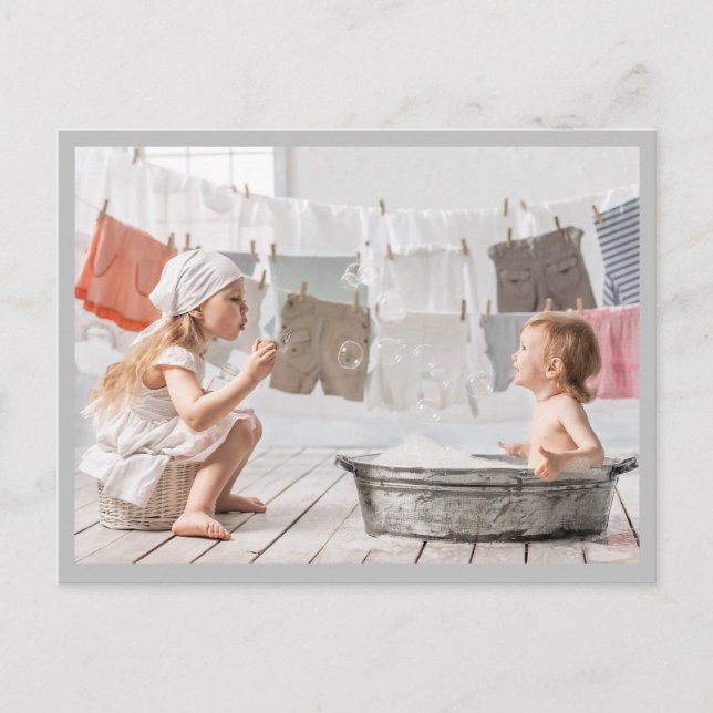 Vykort - Barnlek (Framsida)