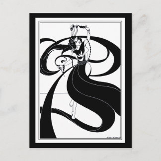 vykort: Beardsley Illustration Vykort