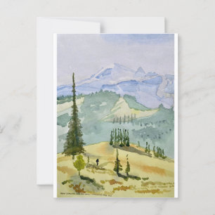 vykort - berget Rainier