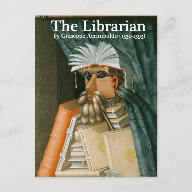 vykort: Bibliotekariska Vykort (Framsida)