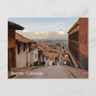 vykort Bogotá Colombia Postkarte