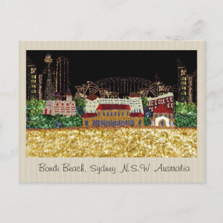 vykort | Bondi Nights | Bondi Beach, Australien