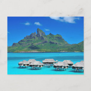 vykort Bora Bora, Sous-Le-Vent, Fransk Polynesien