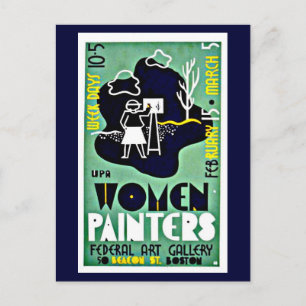 vykort-Boston WPA Poster-4 Vykort