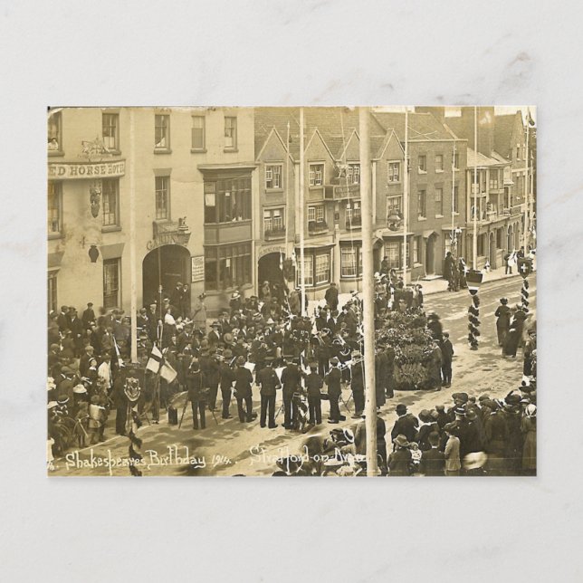 vykort, Bridge Street, Stratford-ON-Avon Vykort (Framsida)