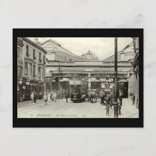 vykort - Brighton Station