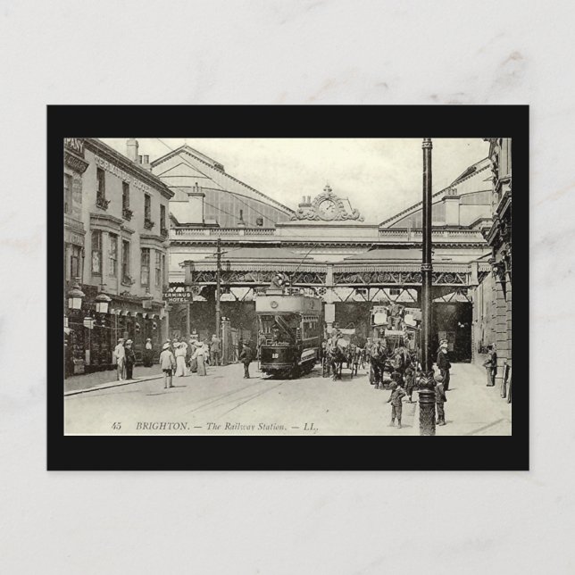 vykort - Brighton Station (Framsida)