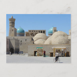 Vykort Buchara Stad, Uzbekistan