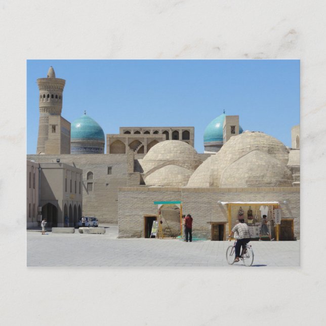 Vykort Buchara Stad, Uzbekistan (Framsida)