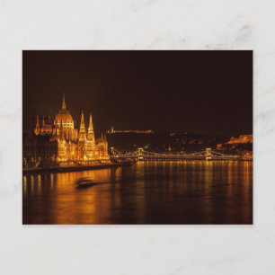 Vykort Budapest Parlamentet, Ungern