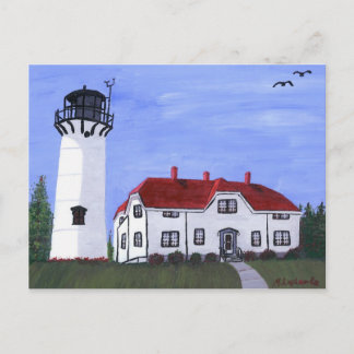 Vykort, Chatham Light av M. Laplante Vykort