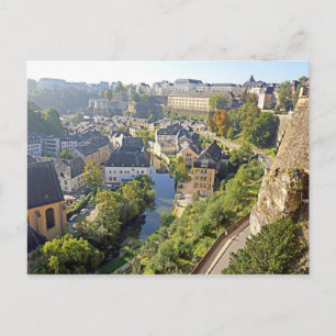 vykort Chemin de la Corniche - Luxemburg