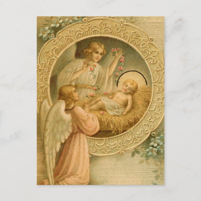 Vykort (citat): Kärlek kom ner vid jul (Framsida)