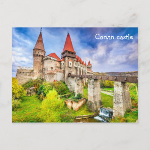 vykort Corvin castle