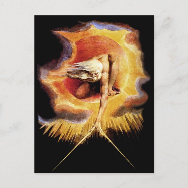 vykort: Dagens minne ~ William Blake Vykort (Framsida)