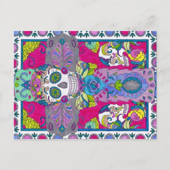 vykort - Day of the dead 7 (Framsida)