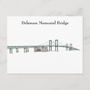vykort: Delaware Memorial Bridge Vykort