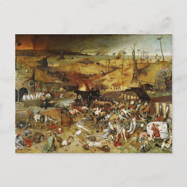 Vykort Dödsutslaget Pieter Brueghel (Framsida)