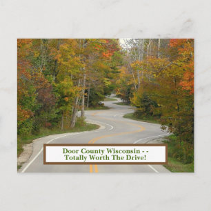 vykort, "DOOR COUNTY (WIS.) - VÄRD ENHETEN! Vykort